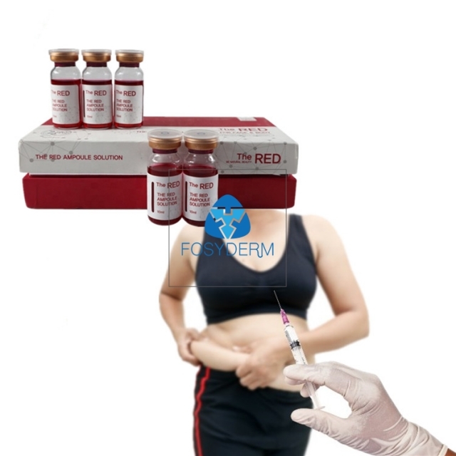 The Red Ampoule Solution Fat Dissolving  Lipolytic Injection