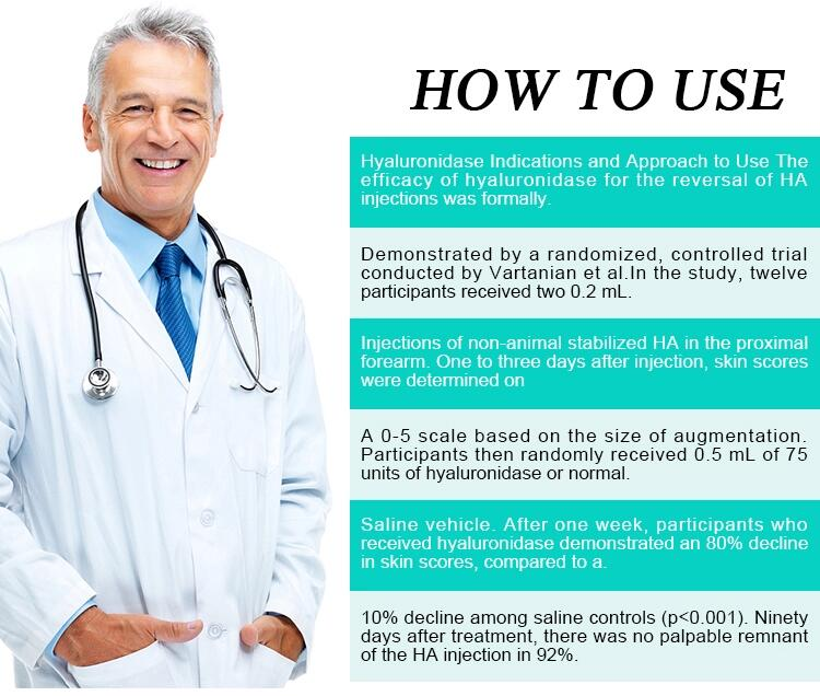 Korea Liporase Dissolves HA Dermal Filler Liporase Injection Hyaluronidase