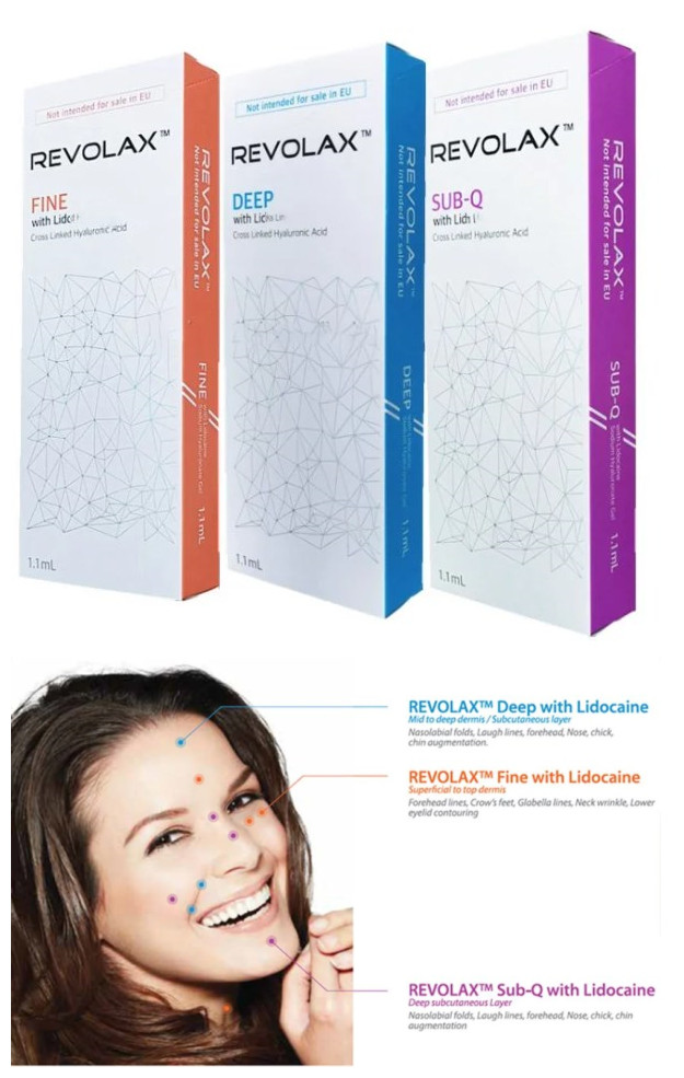 Revolax Sub-Q Dermal Filler for Nasolabial Folds Korea Facial Fillers