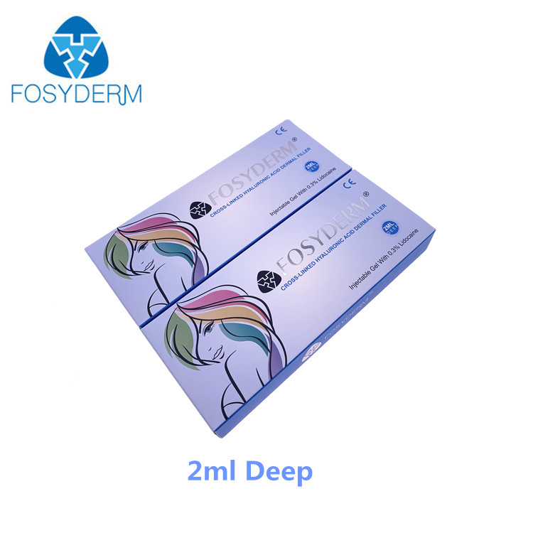 2ml Deep Cosmetic Product Injectable Dermal Filler Cross Linked hyaluronic Acid