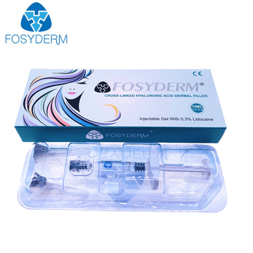 Fosyderm Hyaluronic Acid Dermal Filler 1ml Derm Lip Enhancement Injectable Dermal Fillers