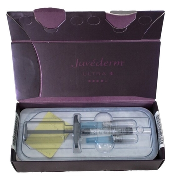 Juvederm Ultra4 Hyaluronic Acid Dermal Filler Gel 2*1ml HA Facial Injection