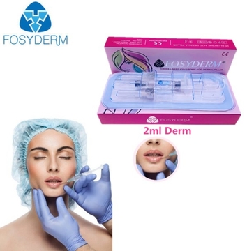 Fosyderm 2ml Derm HA Dermal Filler Hyaluronic Acid Injectable Gel Syringe Lip Fillers