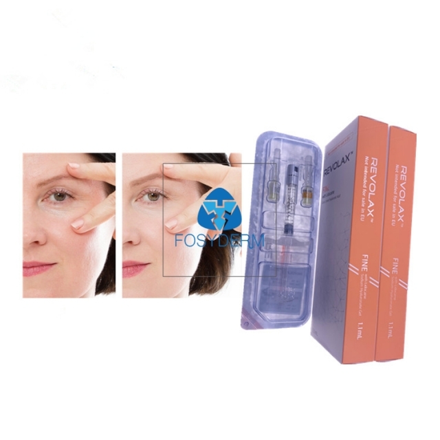 Revolax 1.1ml Fine line Cross Linked Hyaluronic Acid Dermal Filler Eye Shallow Wrinkles Removal