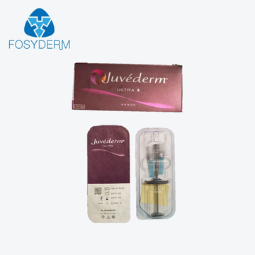 Injectable Juvederm Cross Linked Hyaluronic Acid Ultra 3 Dermal Filler To Anti-wrinkle And Lips Enhancement 2*1Ml
