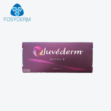 Injectable Juvederm Cross Linked Hyaluronic Acid Ultra 3 Dermal Filler To Anti-wrinkle And Lips Enhancement 2*1Ml
