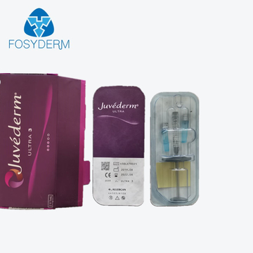 Injectable Juvederm Cross Linked Hyaluronic Acid Ultra 3 Dermal Filler To Anti-wrinkle And Lips Enhancement 2*1Ml