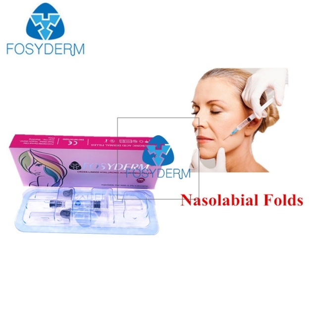 2 ml Lidocaine Painless Injectable Hyaluronic Acid Dermal Filler for Nasolabial Folds