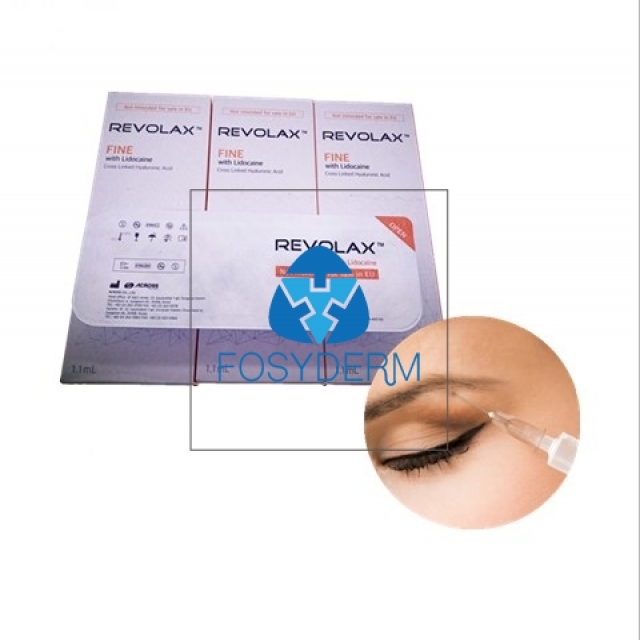 Original Korea Filler Revolax Fine Dermal Filler for Eye wrinkles 1.1ml
