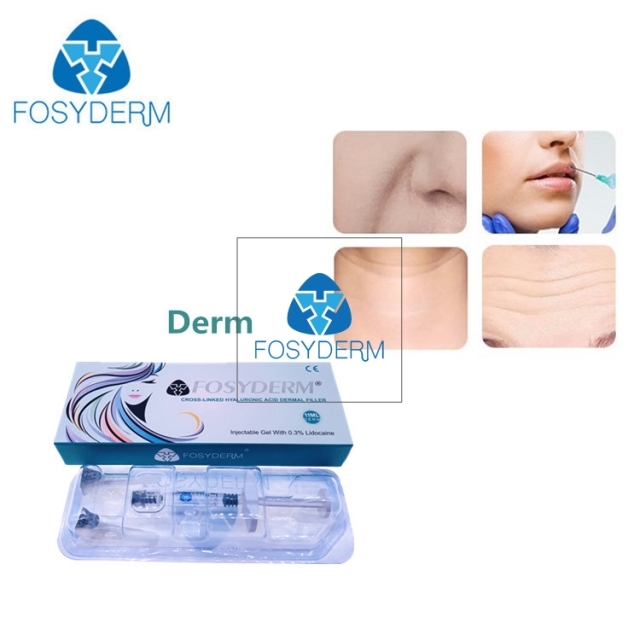 Fosyderm Derm Lips Enhancement Injectable HA Gel Dermal Filler 24mg/ml