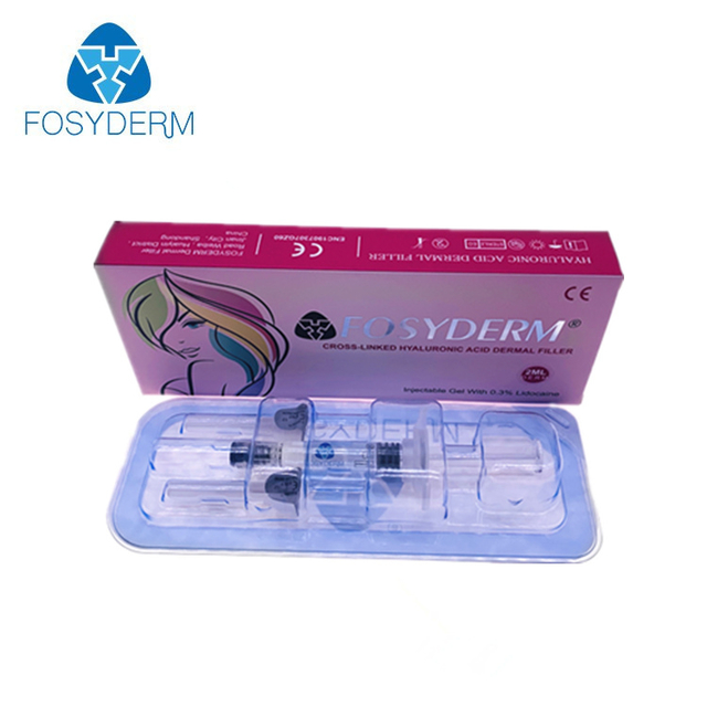 Fosyderm Derm 2ml Lip HA Injection Cross Linked Hyaluronic Acid Filler