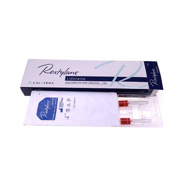 Restylane Dermal Filler With Lidocaine Fill In The Wrinkles On The Skin With 1 Ml